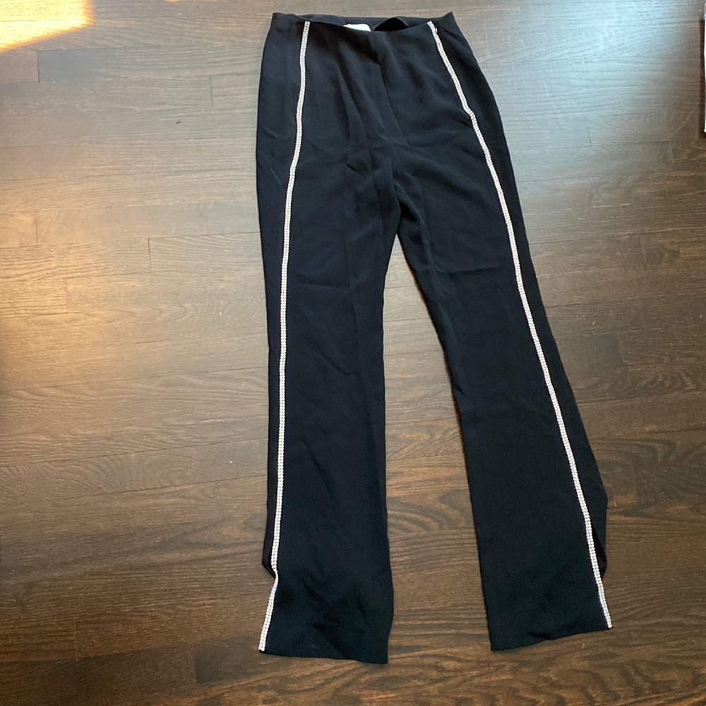 Cinq a sept rhinestone bellbottoms